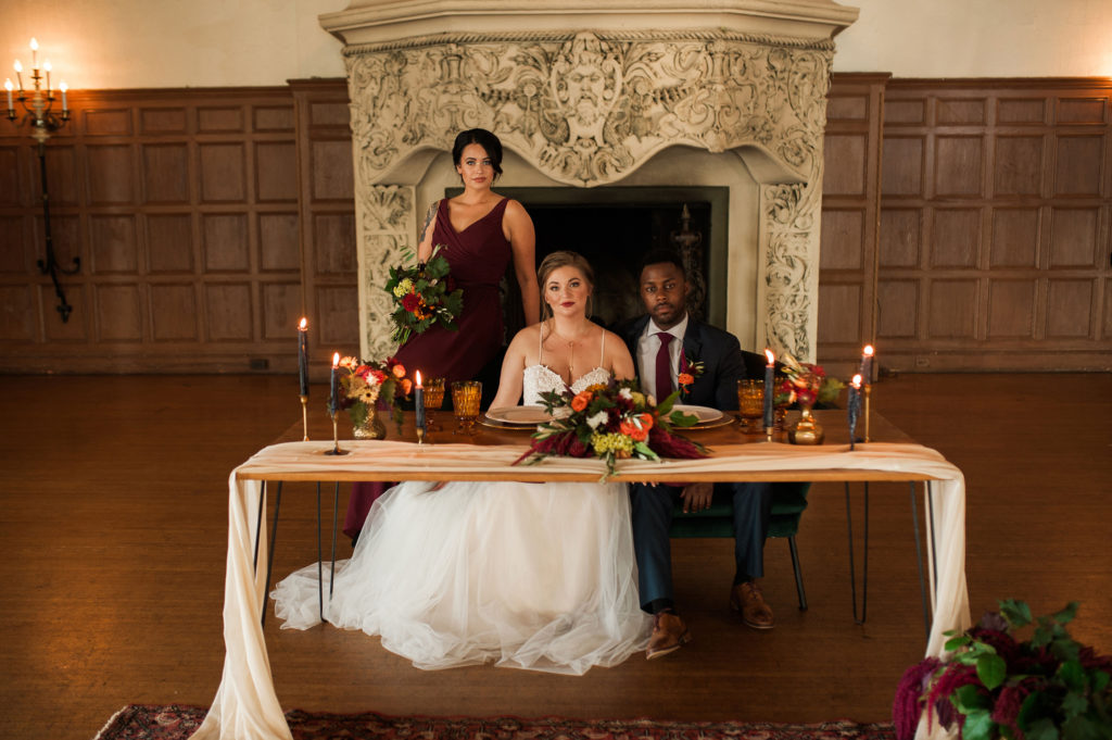 Detroit Yaccht Club wedding table centerpiece