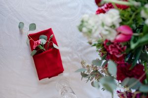 Wedding Table Napkin flower