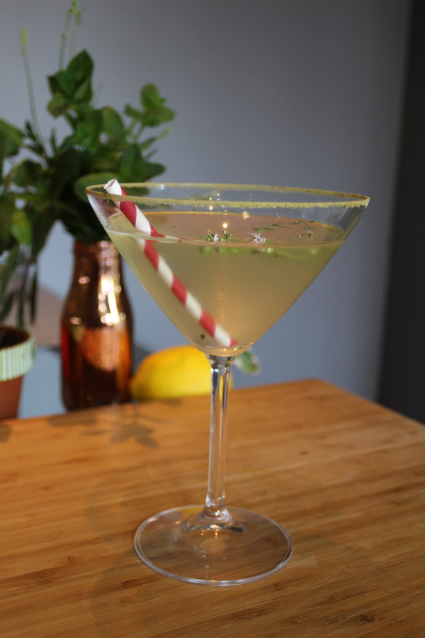 Summer Cocktail Ideas Herb Garden Sage Martini