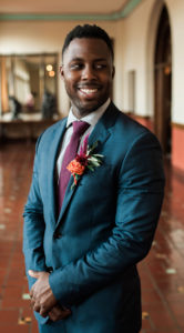 Groom Boutonniere Detroit Yacht Club Autumn colors