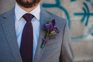 Boutonniere Detroit Wedding Iris Nigella