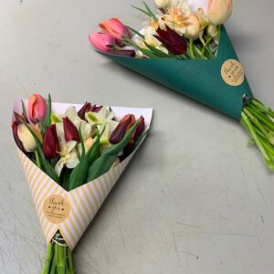 small mothers day tulip bouquets